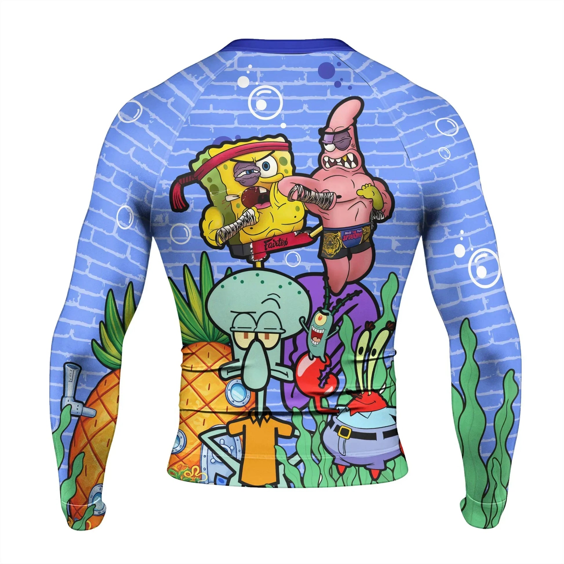 Personalized Spongebob Martial Art Rash Guard