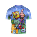 Personalized Spongebob Martial Art Rash Guard