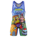 Personalized Spongebob Martial Art Wrestling Singlet
