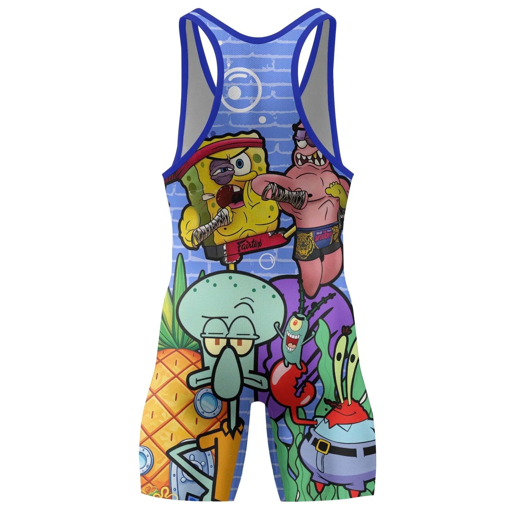 Personalized Spongebob Martial Art Wrestling Singlet