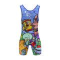Personalized Spongebob Martial Art Wrestling Singlet