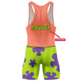 Personalized Spongebob Patrick Star Wrestling Singlet