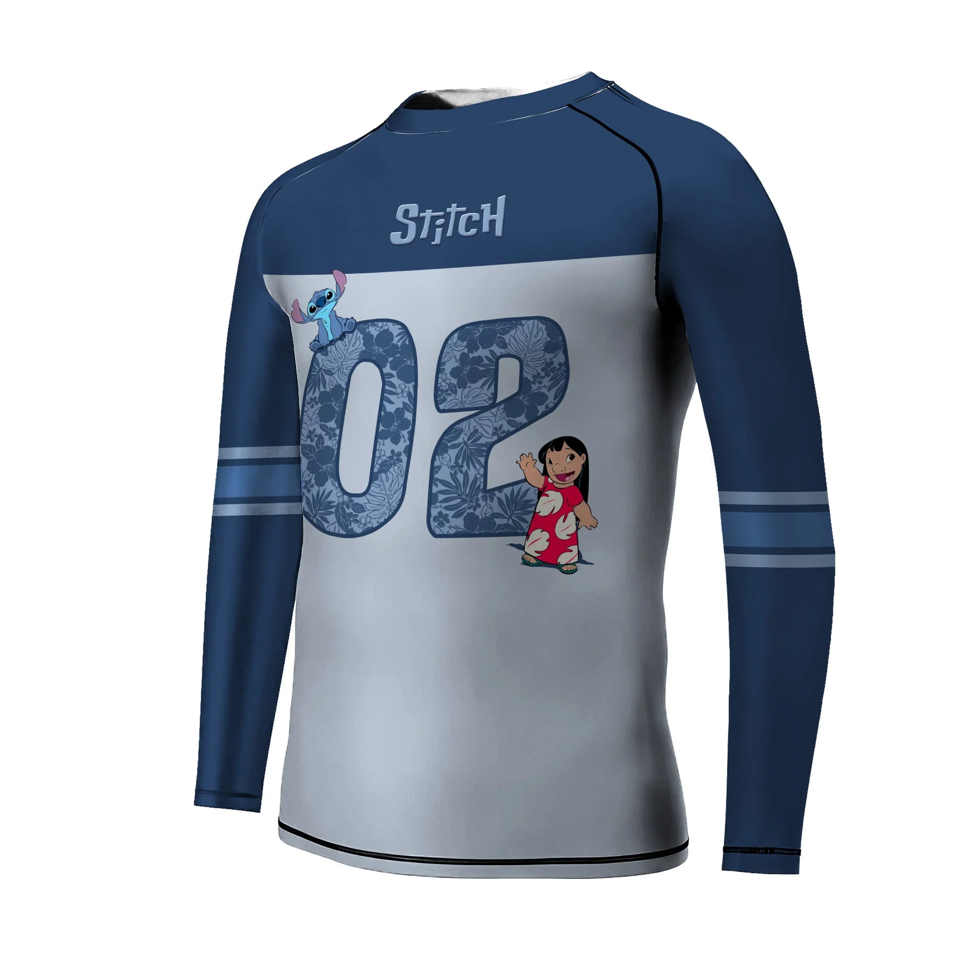 Personalized Stitch Kids Rash Guard