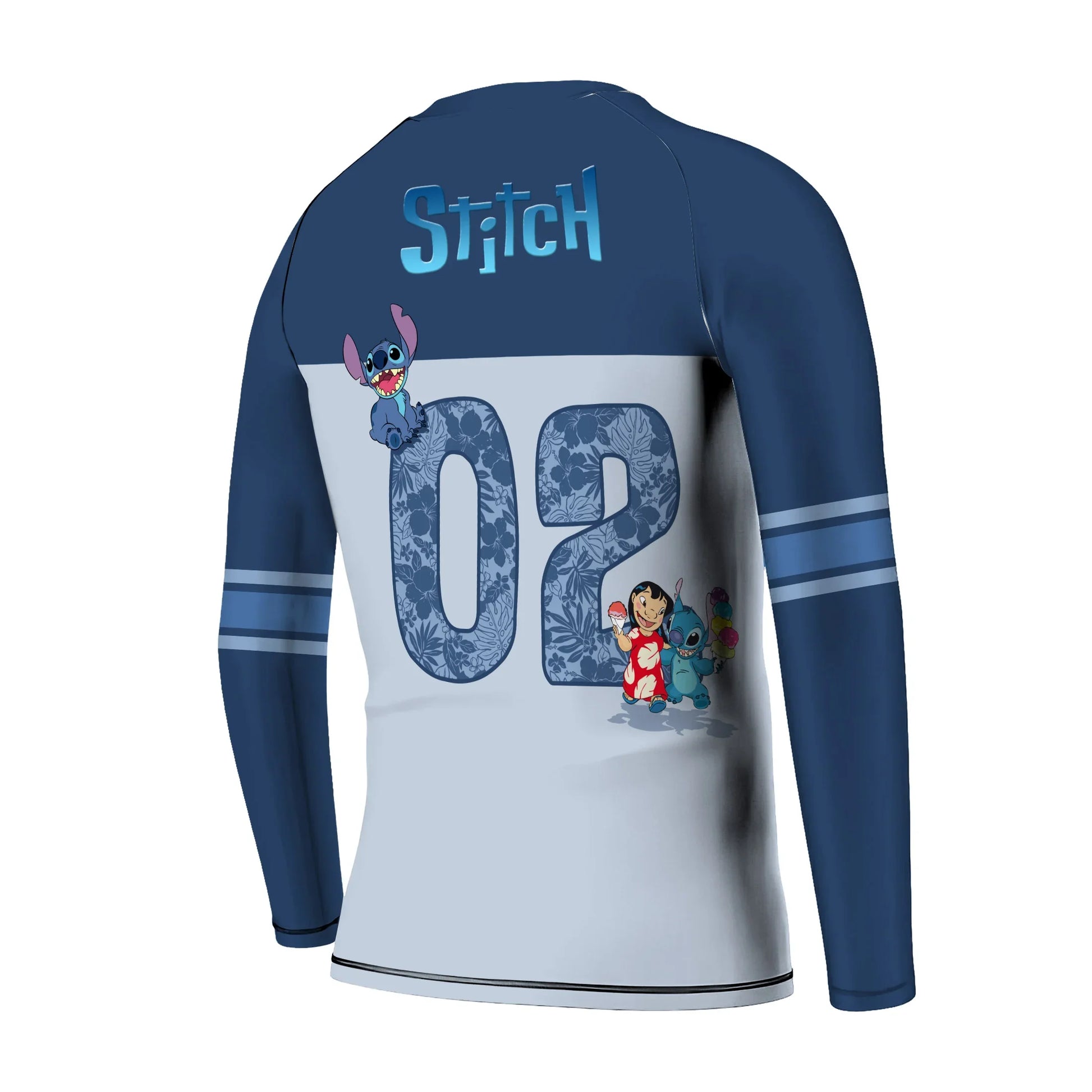 Personalized Stitch Kids Rash Guard