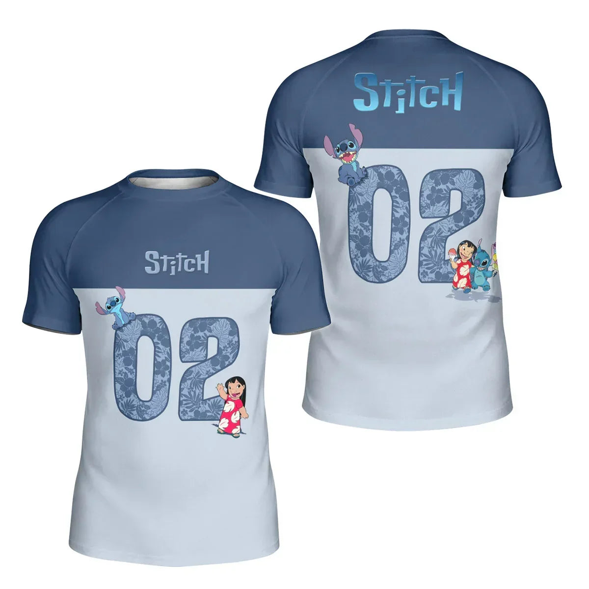 Personalized Stitch Kids Rash Guard