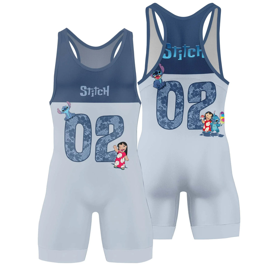 Personalized Stitch Wrestling Singlet