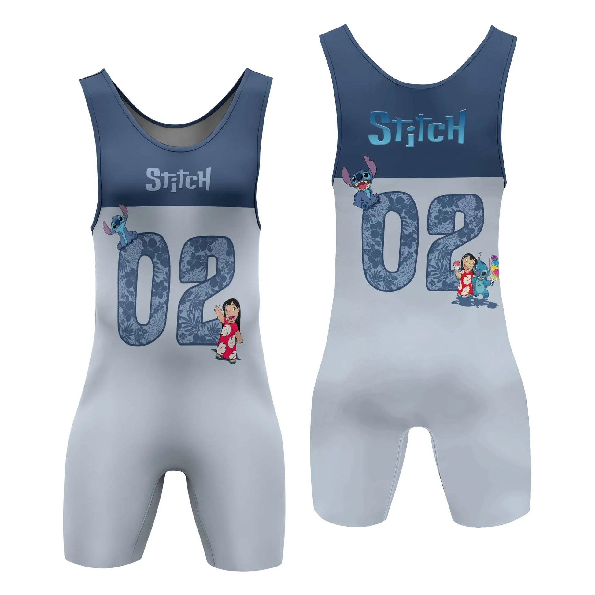 Personalized Stitch Wrestling Singlet