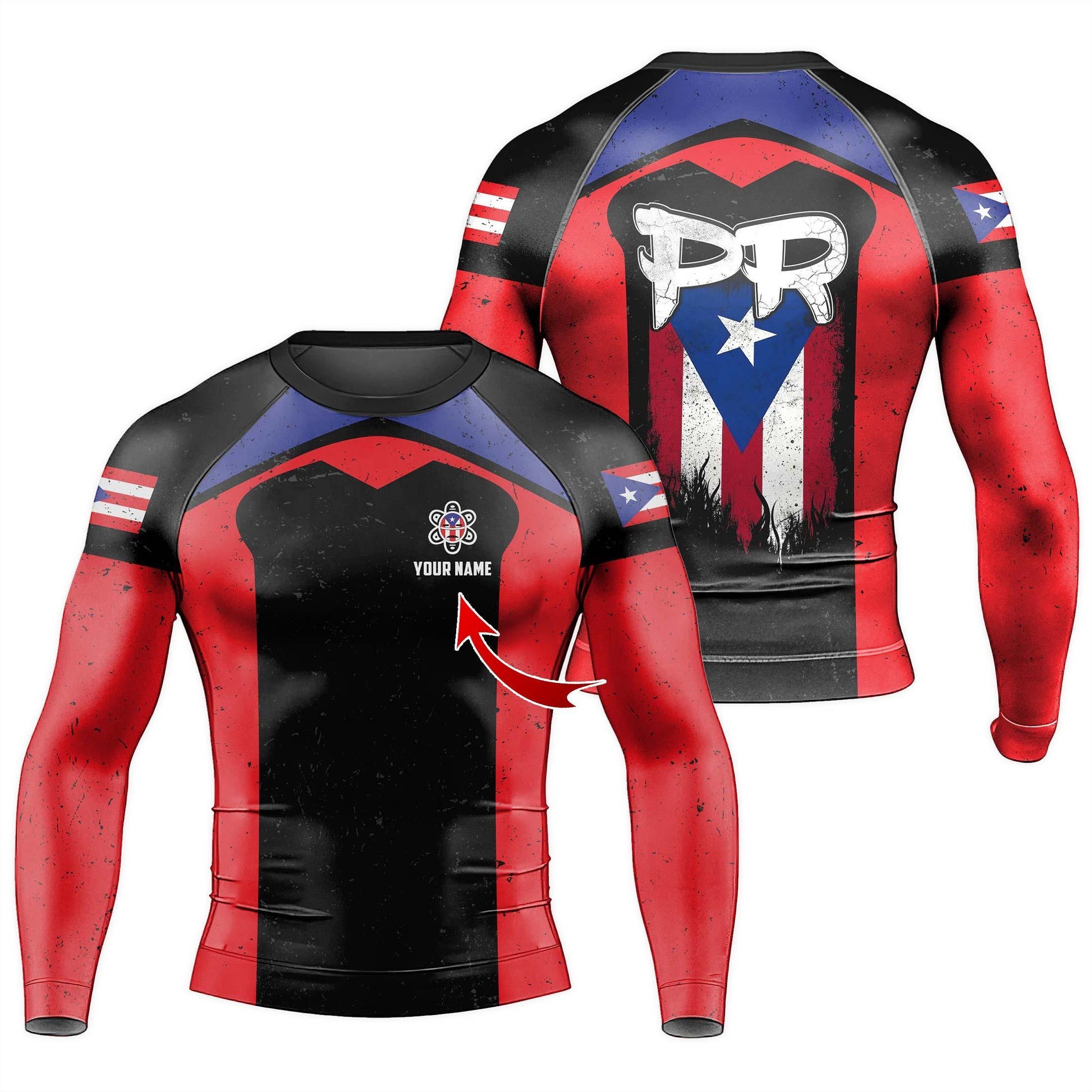 Personalized Taino Titan Rash Guard