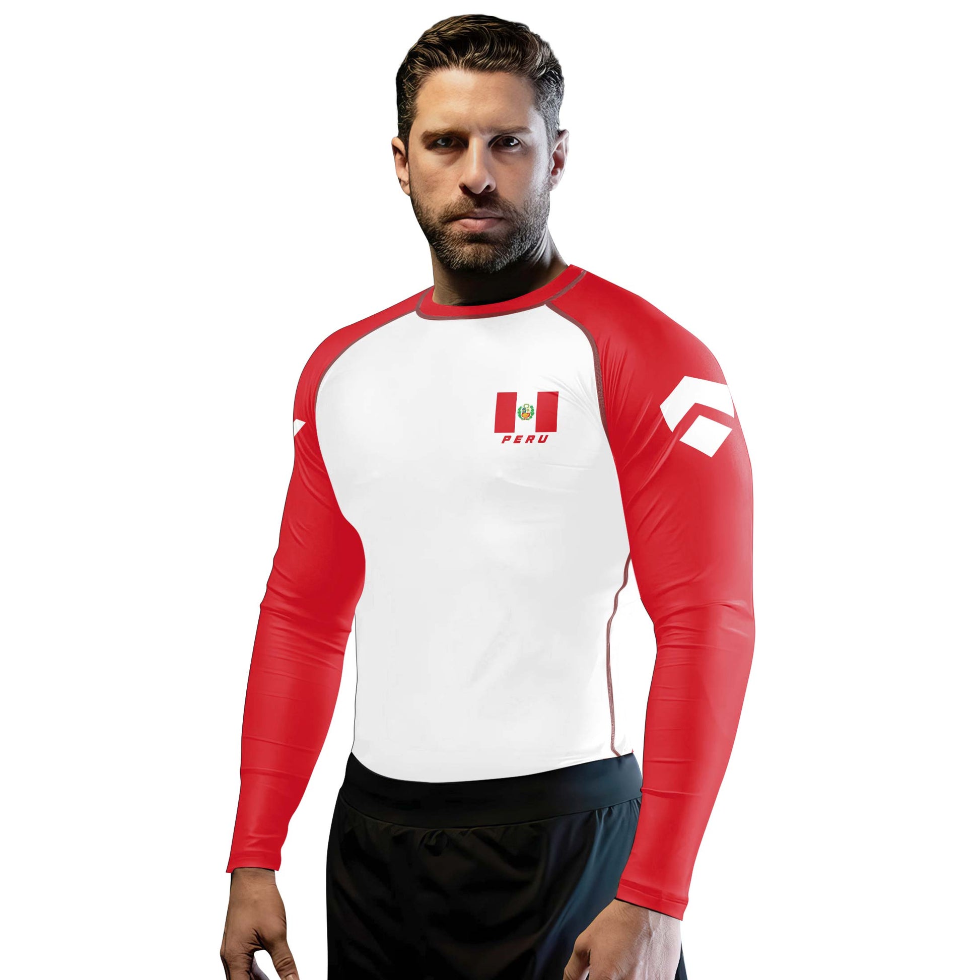 Peru Flag Rash Guard
