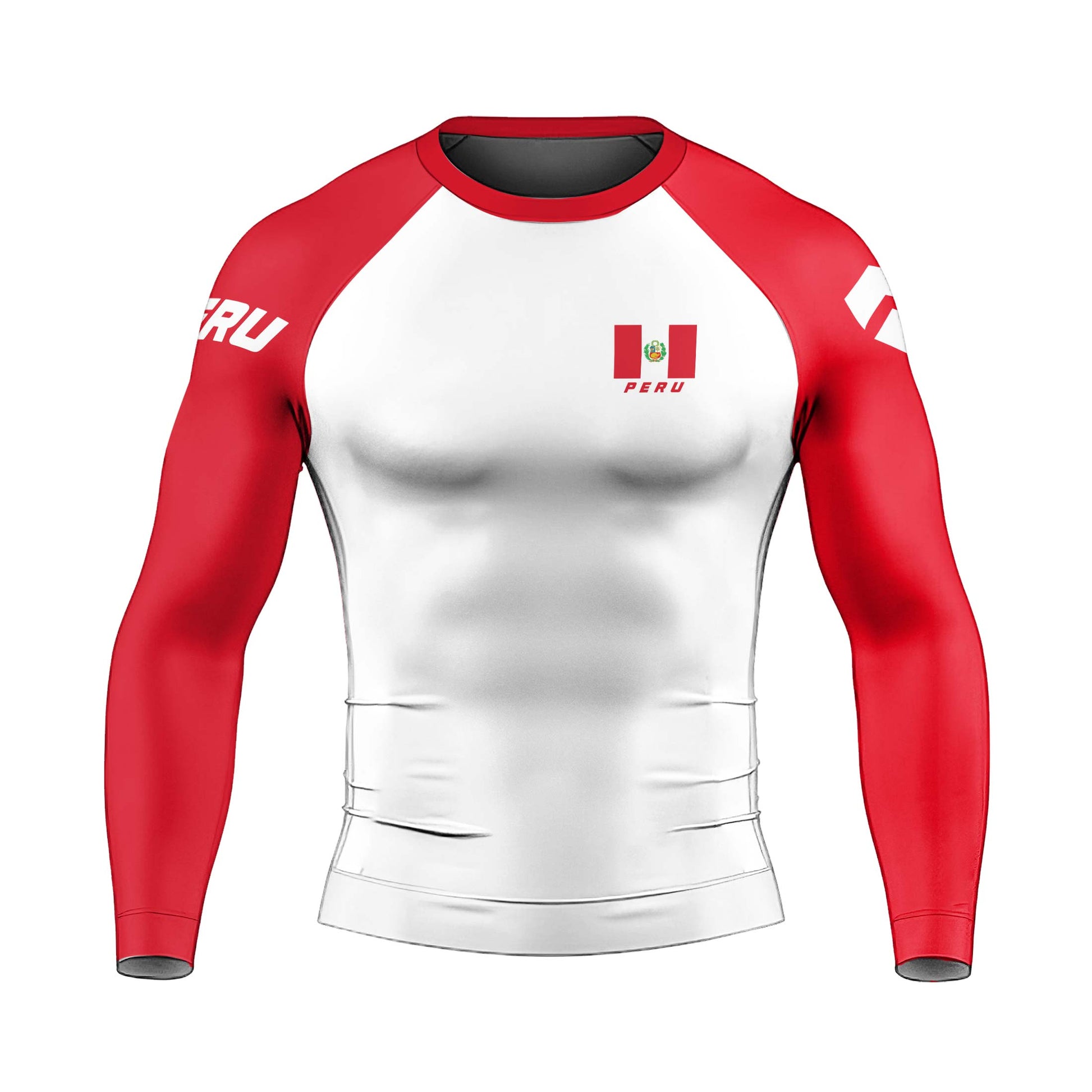 Peru Flag Rash Guard