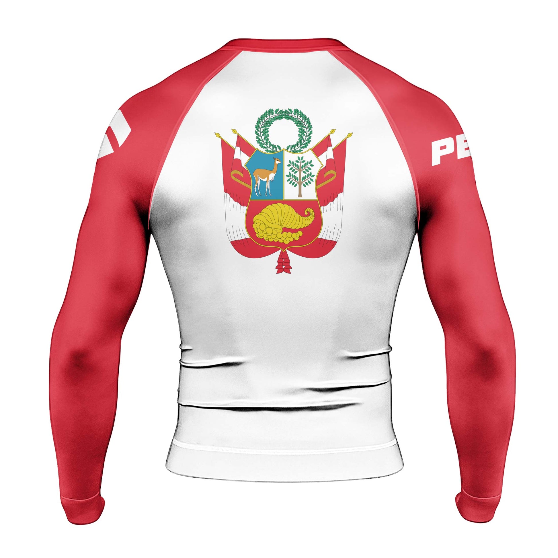 Peru Flag Rash Guard