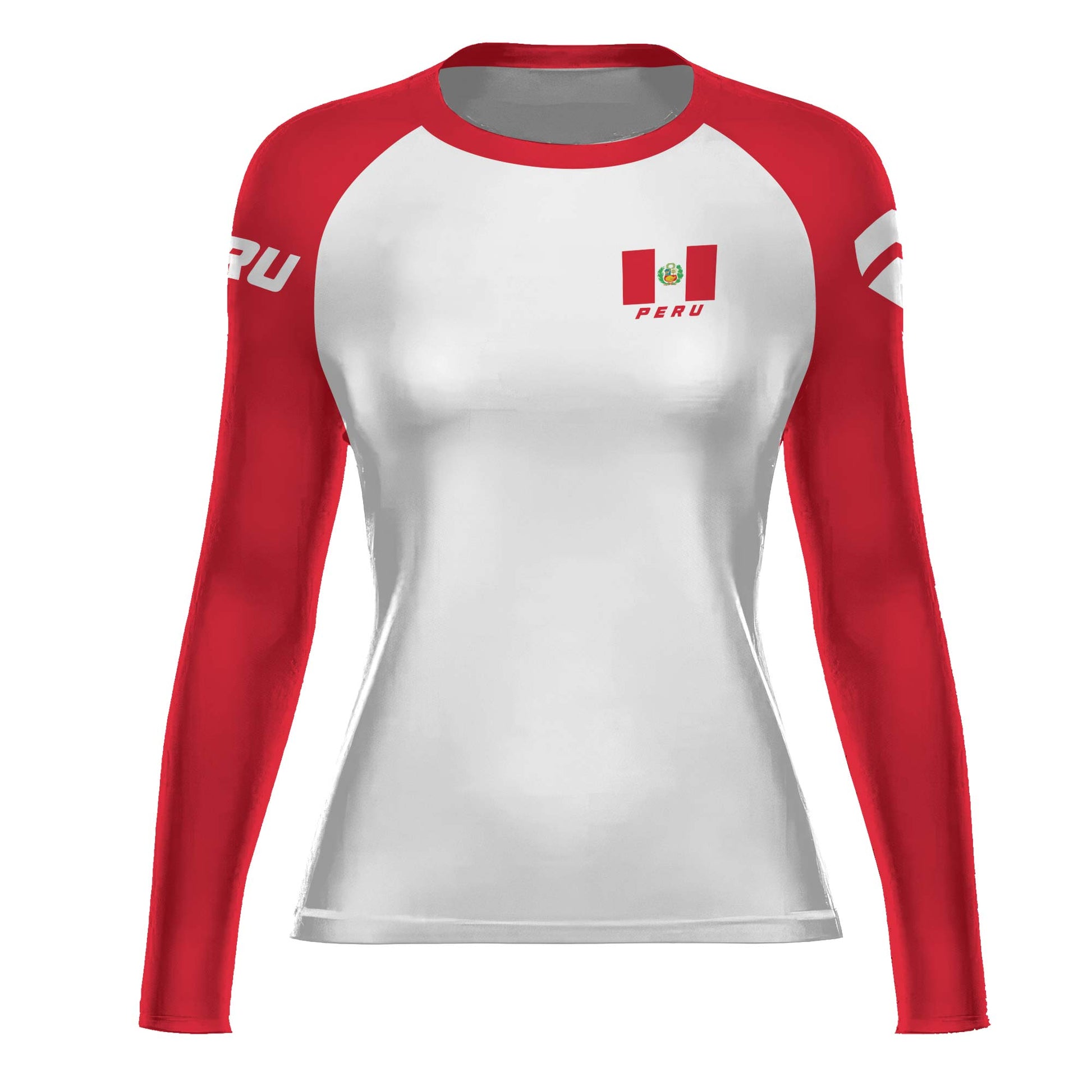 Peru Flag Rash Guard