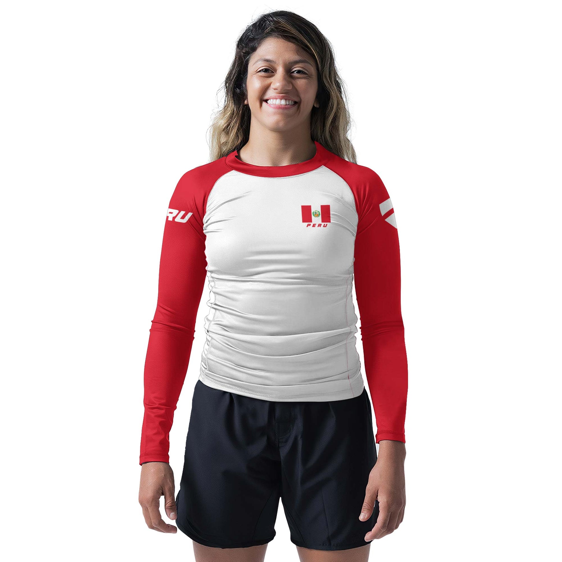Peru Flag Rash Guard
