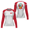 Peru Flag Rash Guard