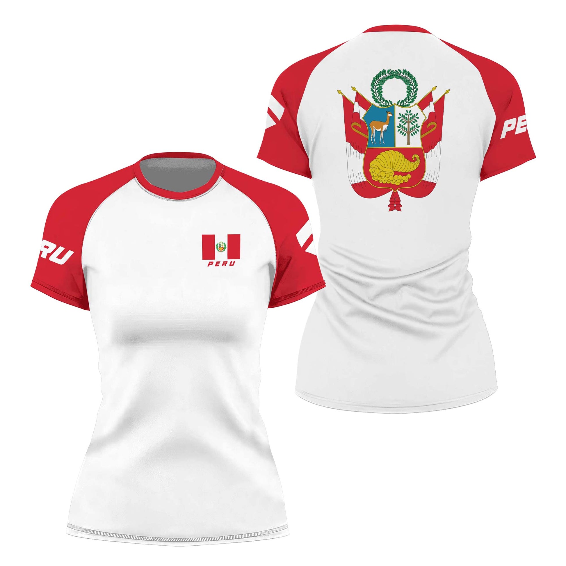 Peru Flag Rash Guard