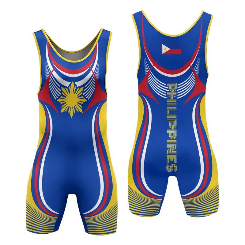 Philipines Olympic Wrestling Singlet