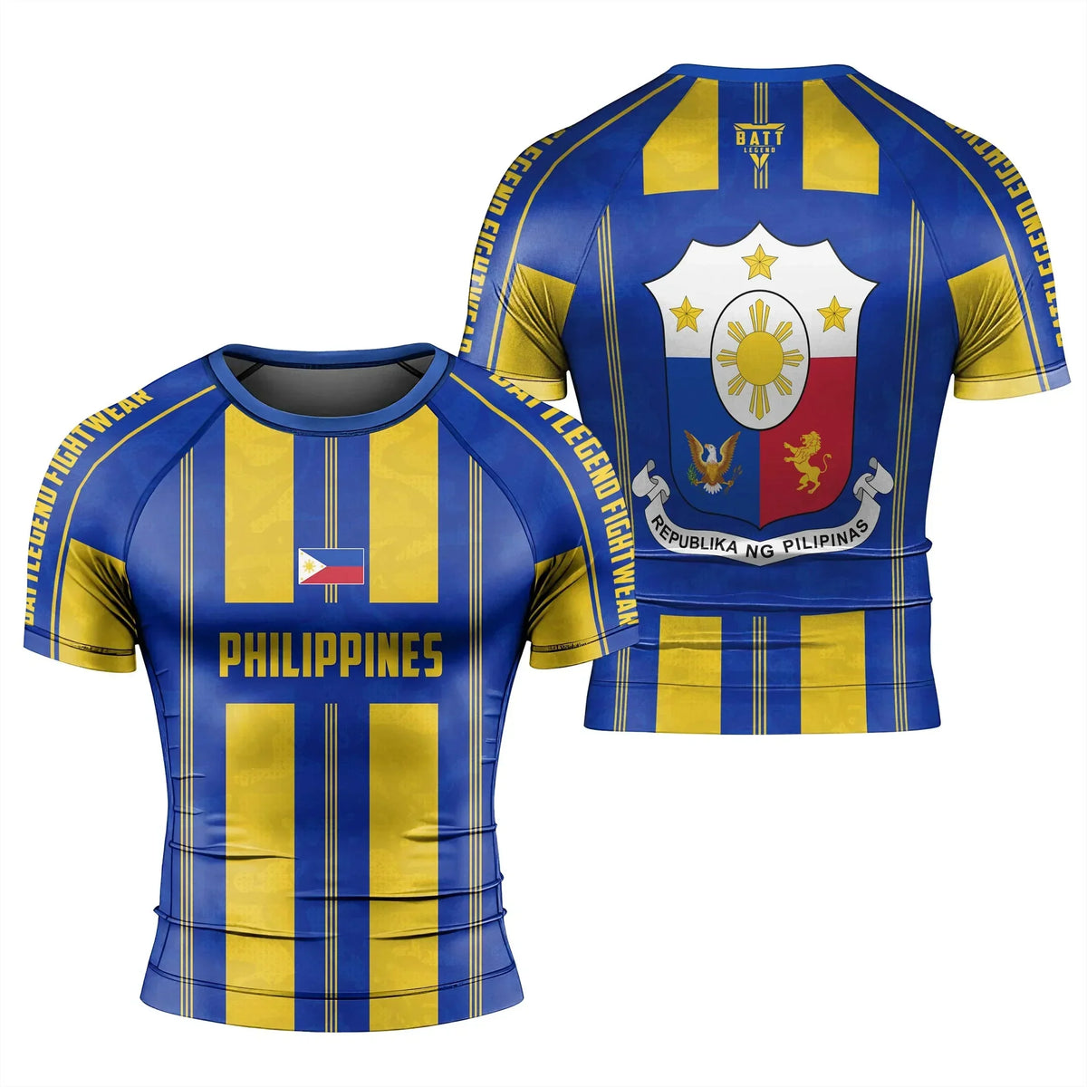 Philippines Heritage Force Rash Guard | Athletic Rash Guard