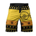 Pikachu Christmas Cheer Fight Shorts