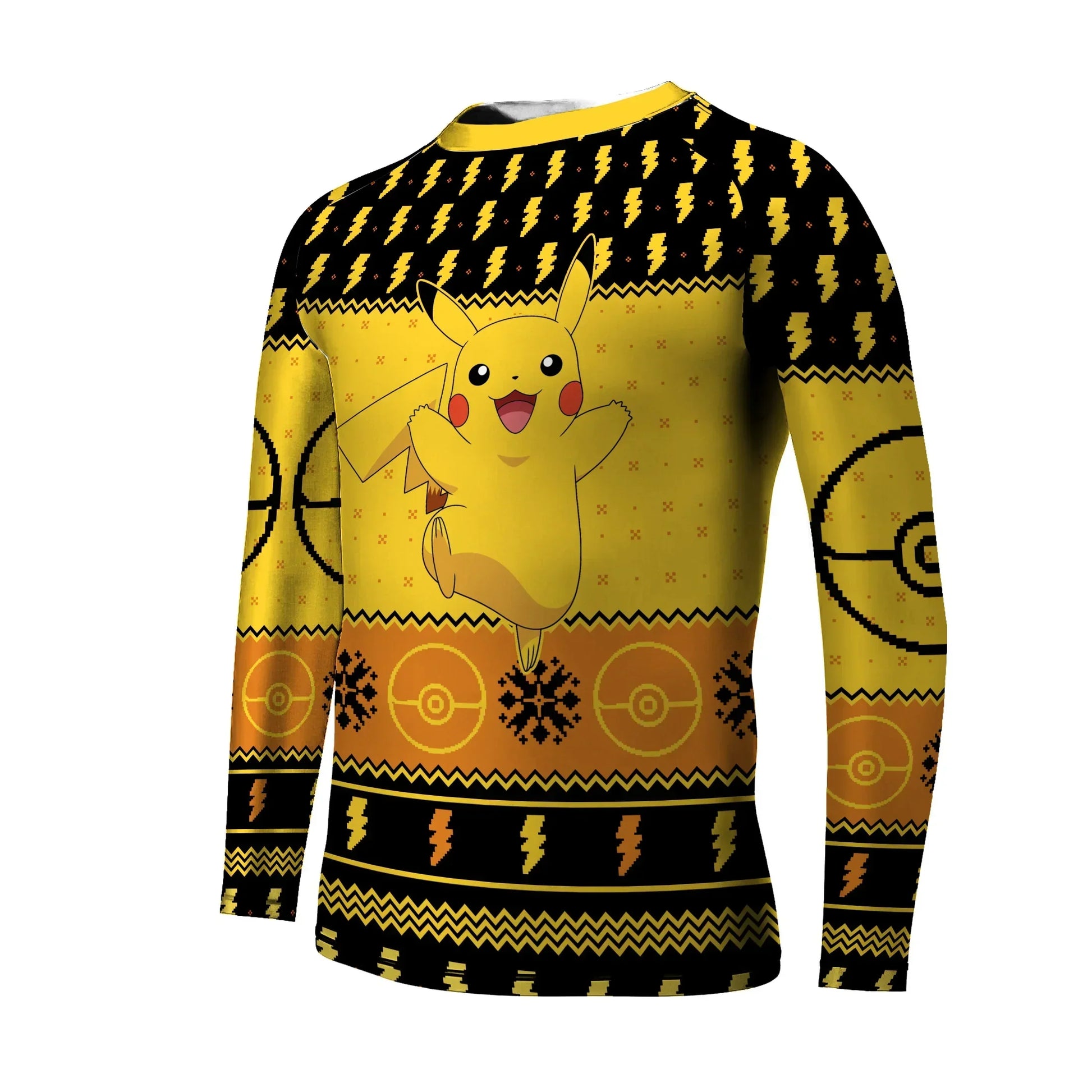 Pikachu Christmas Cheer Kids Rash Guard