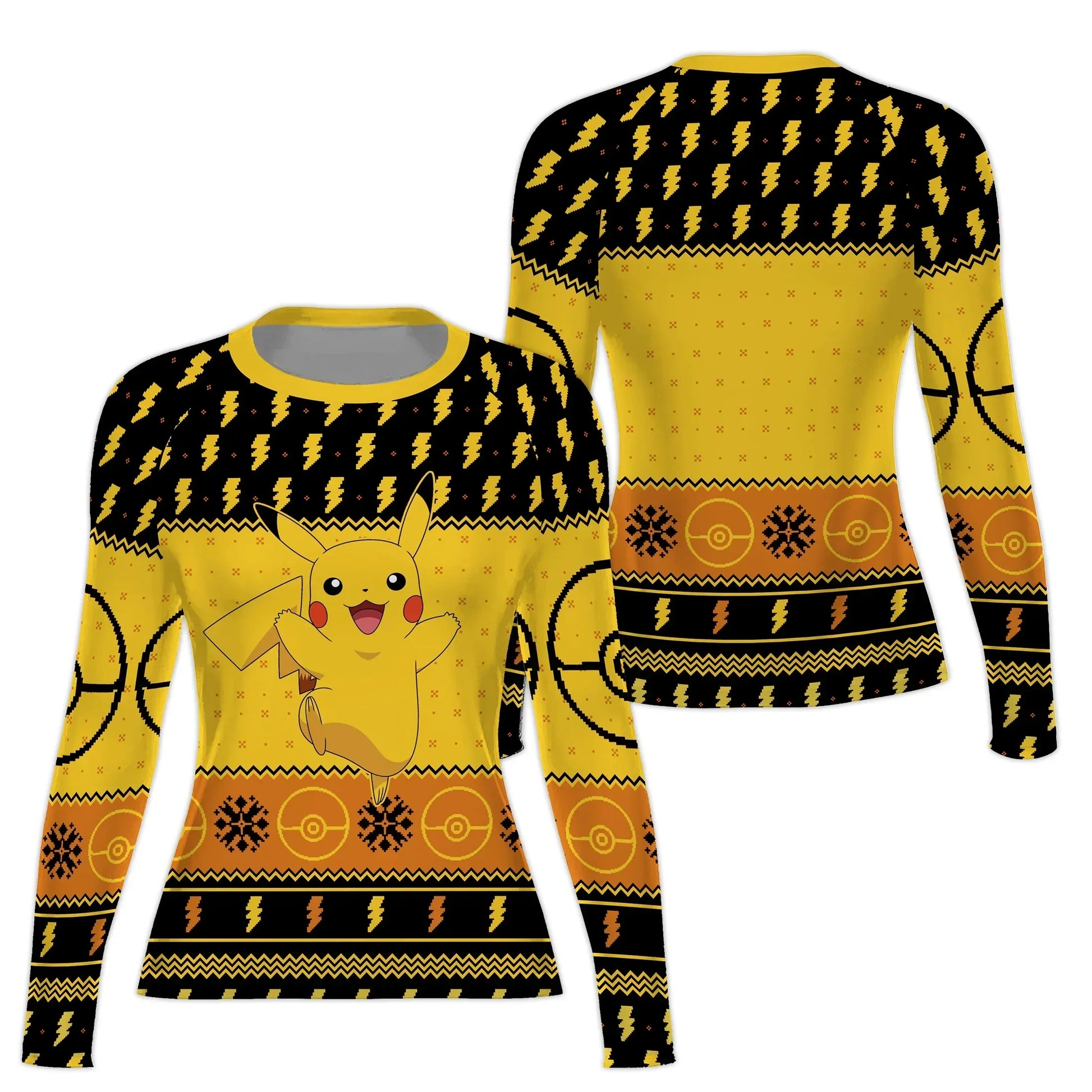 Pikachu Christmas Cheer Rash Guard
