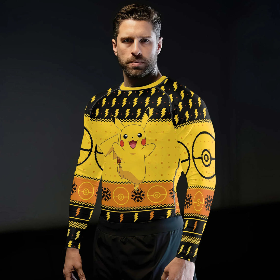 Pikachu Christmas Cheer Rash Guard