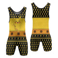 Pikachu Christmas Cheer Wrestling Singlet