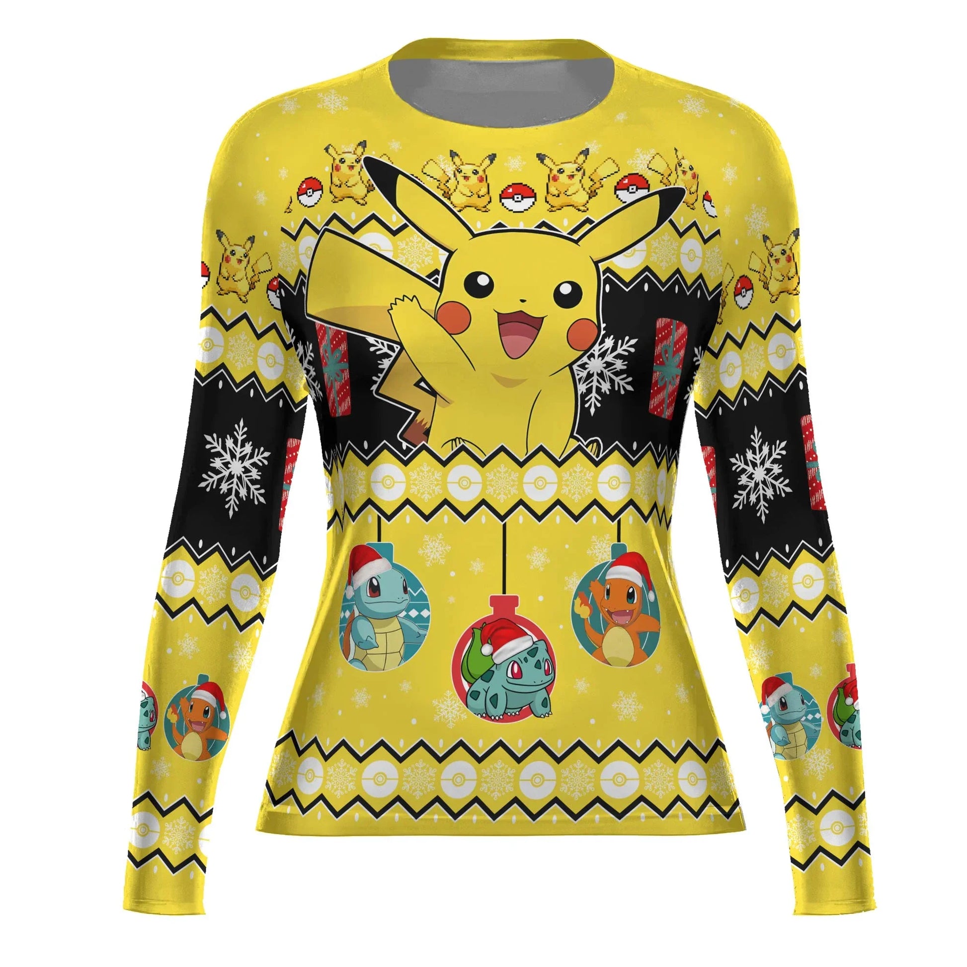Pikachu Christmas Rash Guard