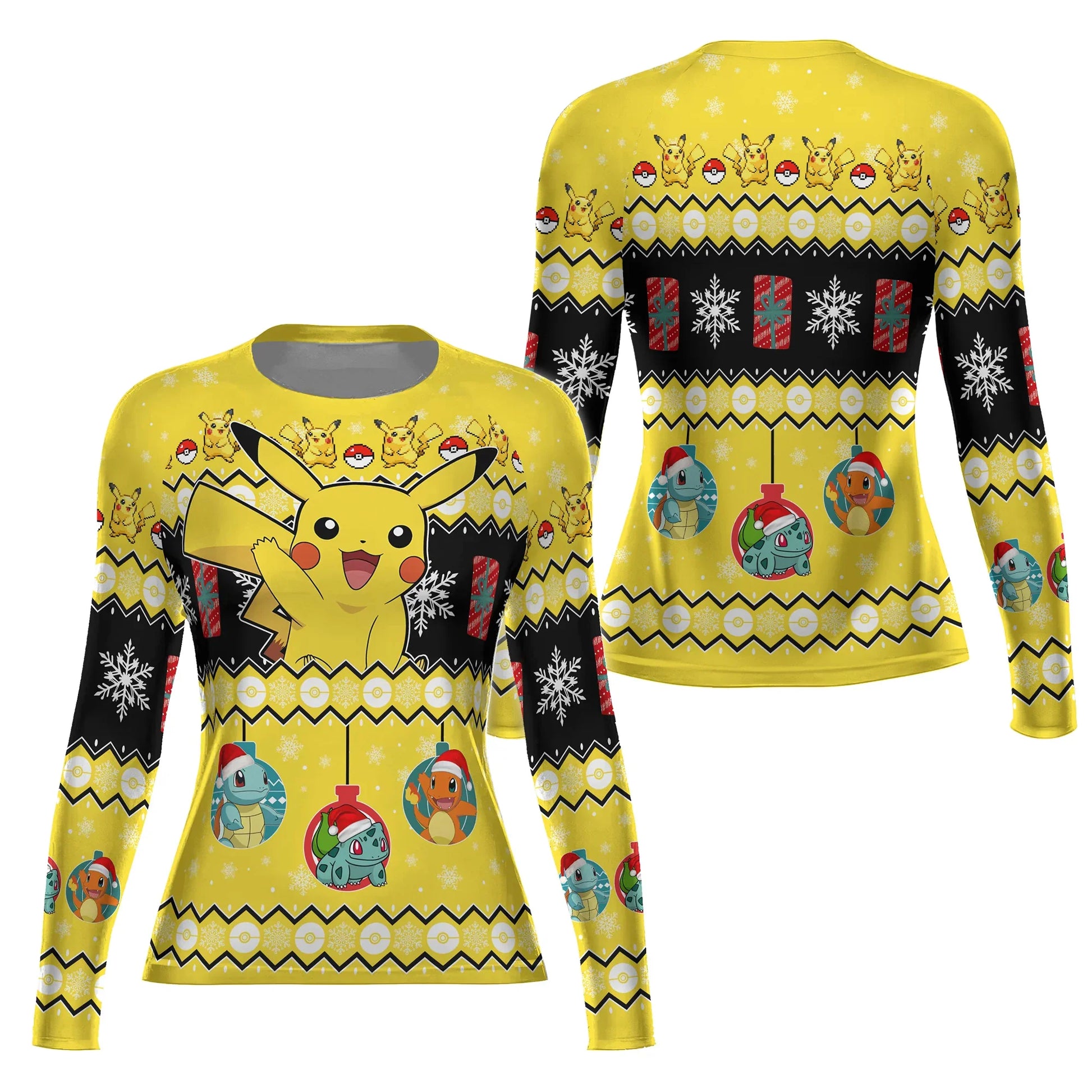 Pikachu Christmas Rash Guard