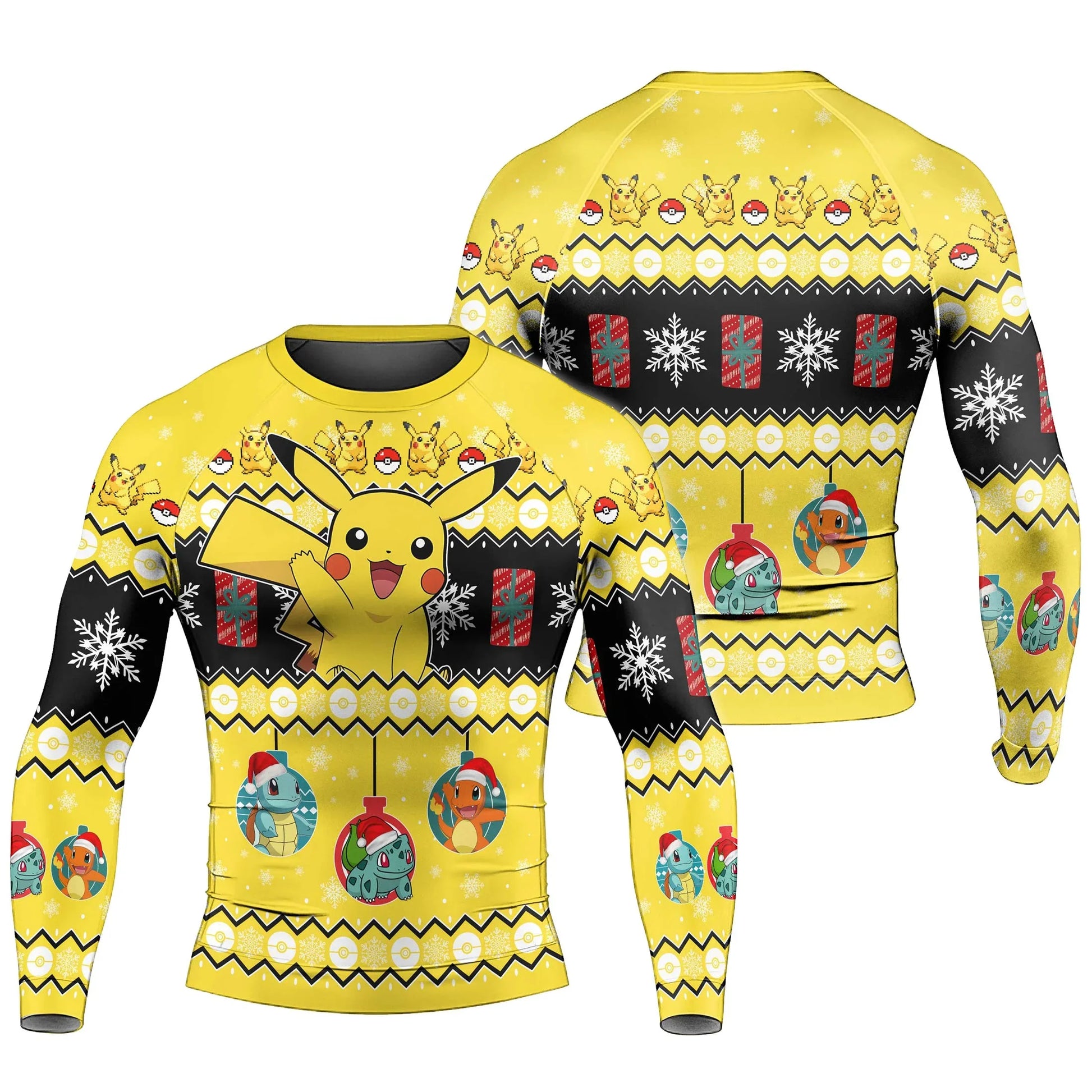 Pikachu Christmas Rash Guard