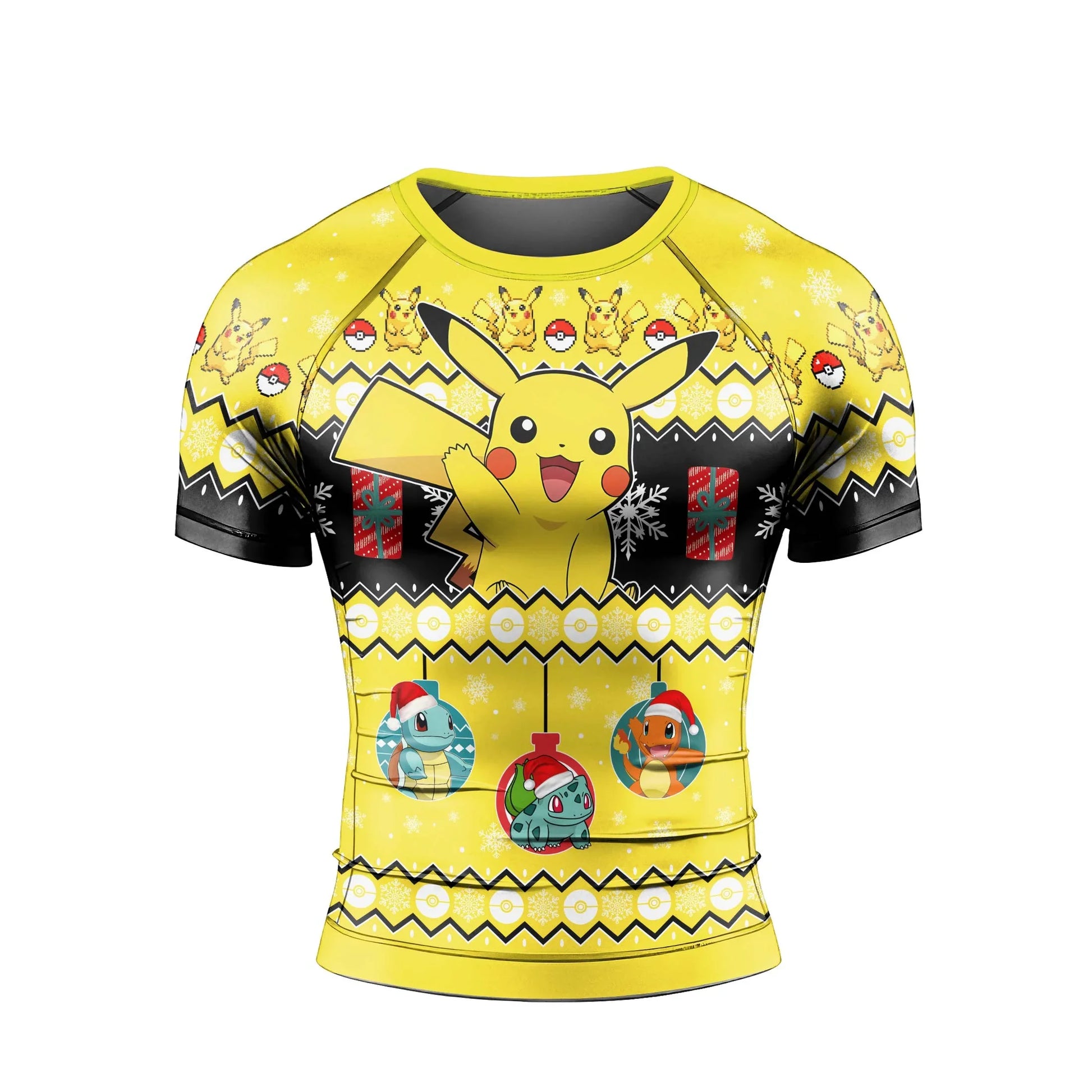 Pikachu Christmas Rash Guard