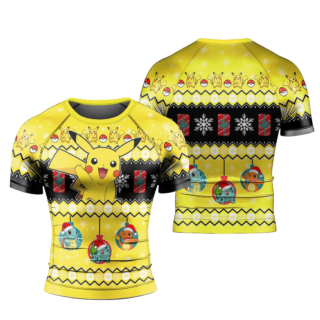 Pikachu Christmas Rash Guard