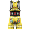 Pikachu Christmas Wrestling Singlet
