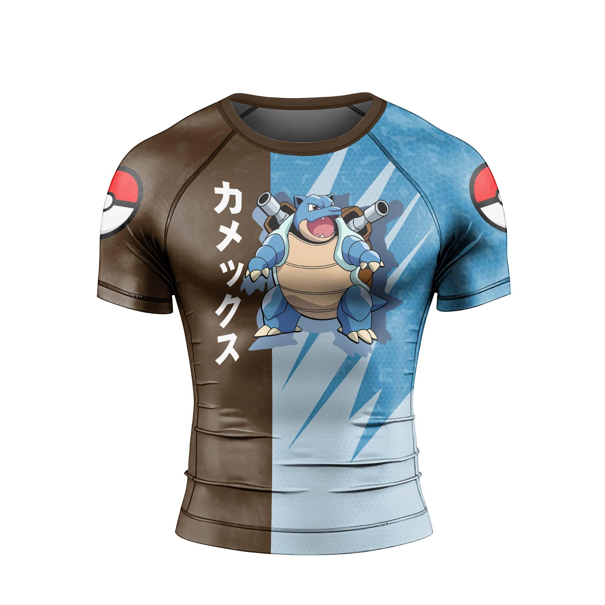 Pokemon Blastoise Water Cannon Rash Guard
