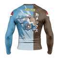 Pokemon Blastoise Water Cannon Rash Guard