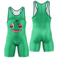 Pokemon Bulbasaur Face Wrestling Singlet