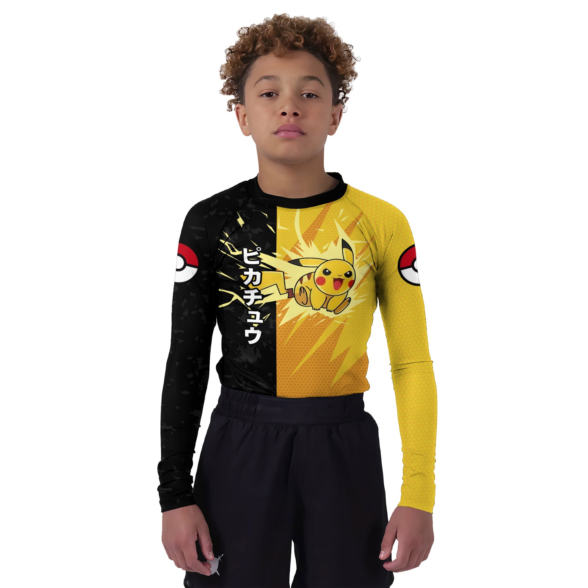 Pokemon Classic Pikachu Kids Rash Guard