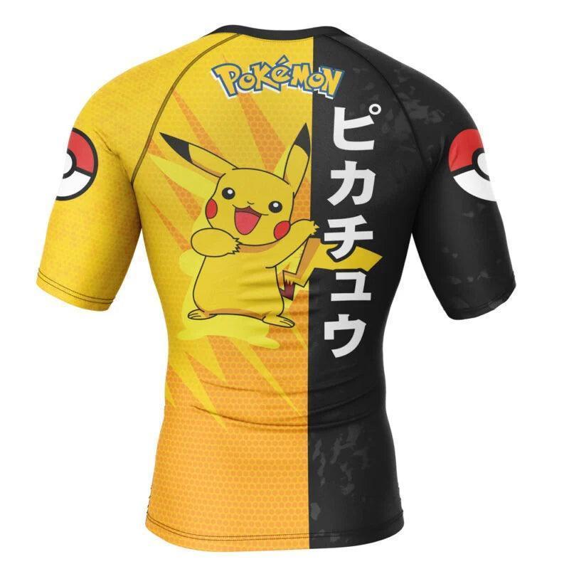 Pokemon Classic Pikachu Rash Guard | Jiu Jitsu Rash Guard