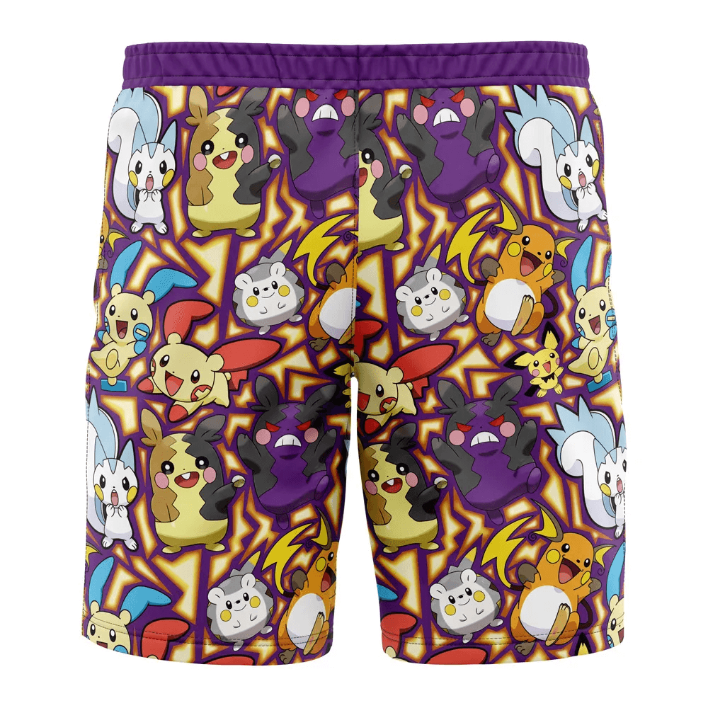 Pokemon Cute Electric Type Swim Trunks