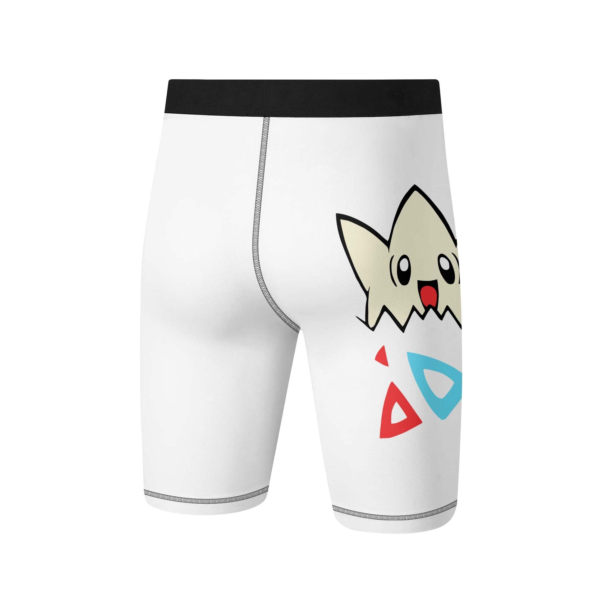 Pokemon Cute Togepi Compression Shorts | Breathable & Stretchy