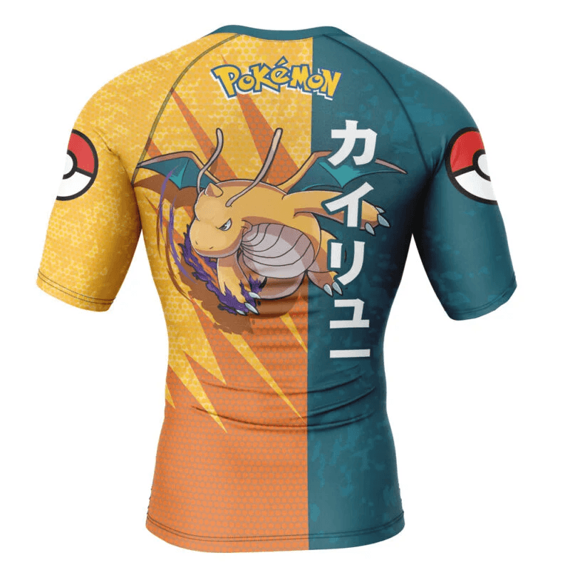 Pokemon Dragonite Sky Dragon Rash Guard