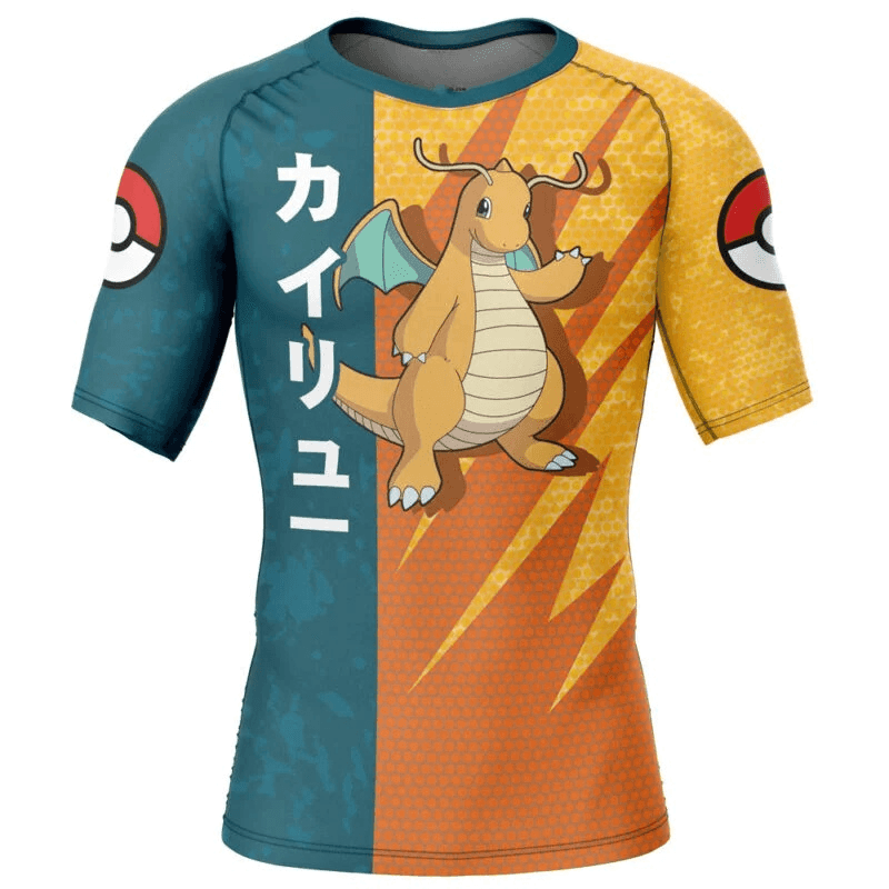 Pokemon Dragonite Sky Dragon Rash Guard