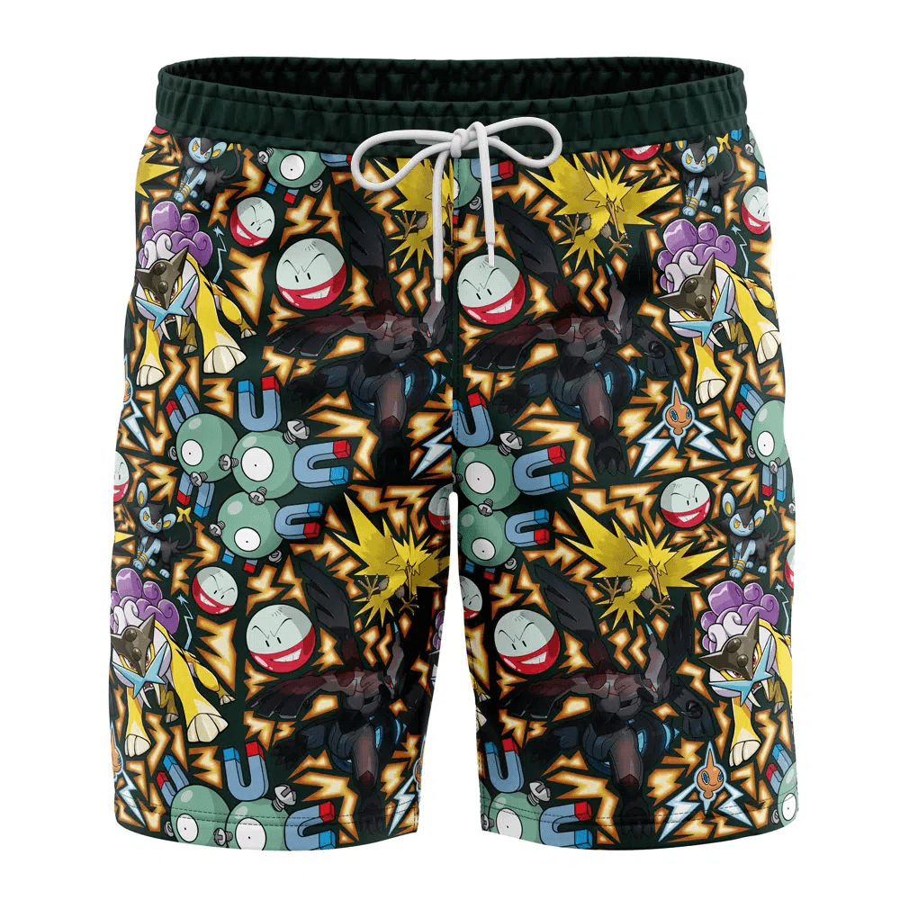 Pokemon Electric Type Swim Trunks