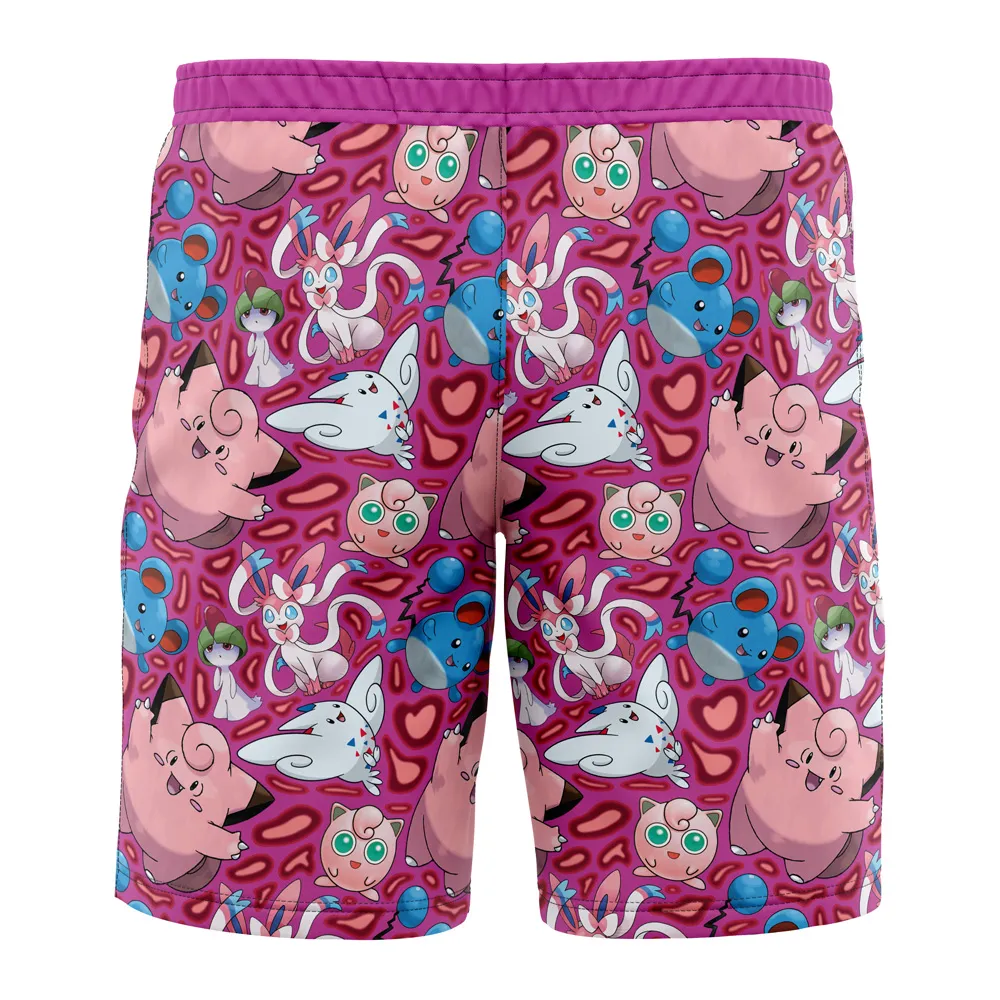 Pokemon Fairy Type Swim Trunks