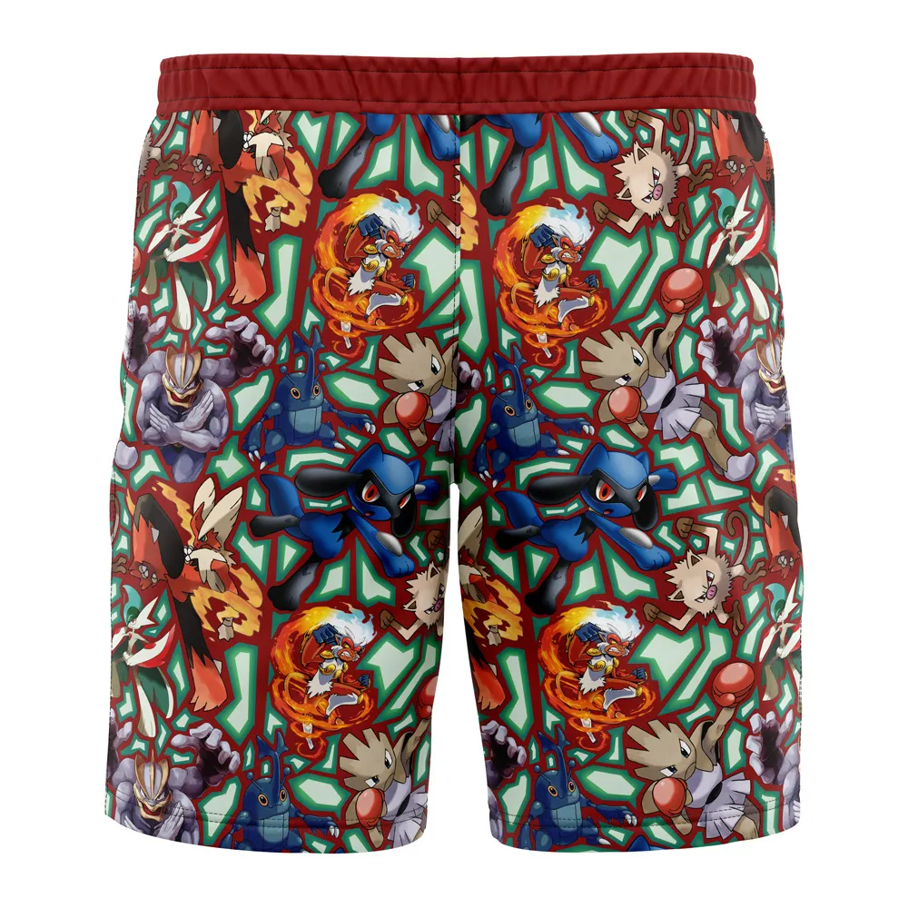Pokemon Fighting Type Swim Trunks