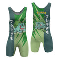 Pokemon Flower Buds Bulbasaur Wrestling Singlet