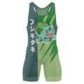 Pokemon Flower Buds Bulbasaur Wrestling Singlet