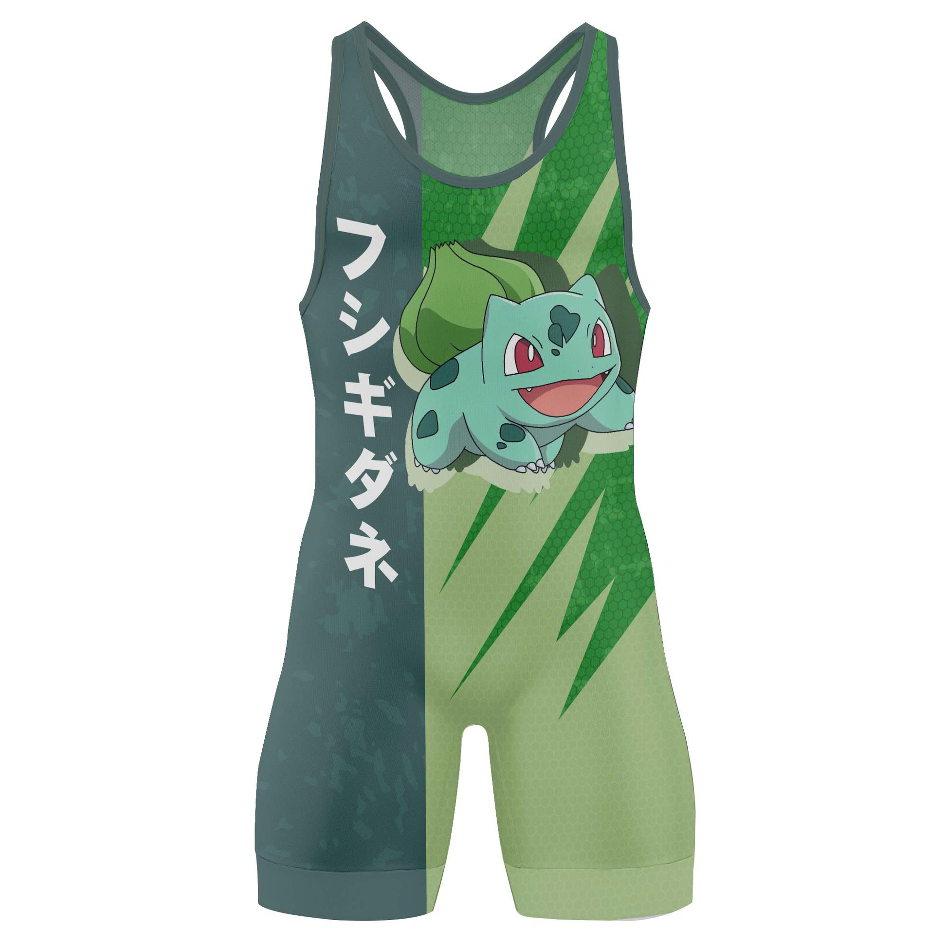 Pokemon Flower Buds Bulbasaur Wrestling Singlet