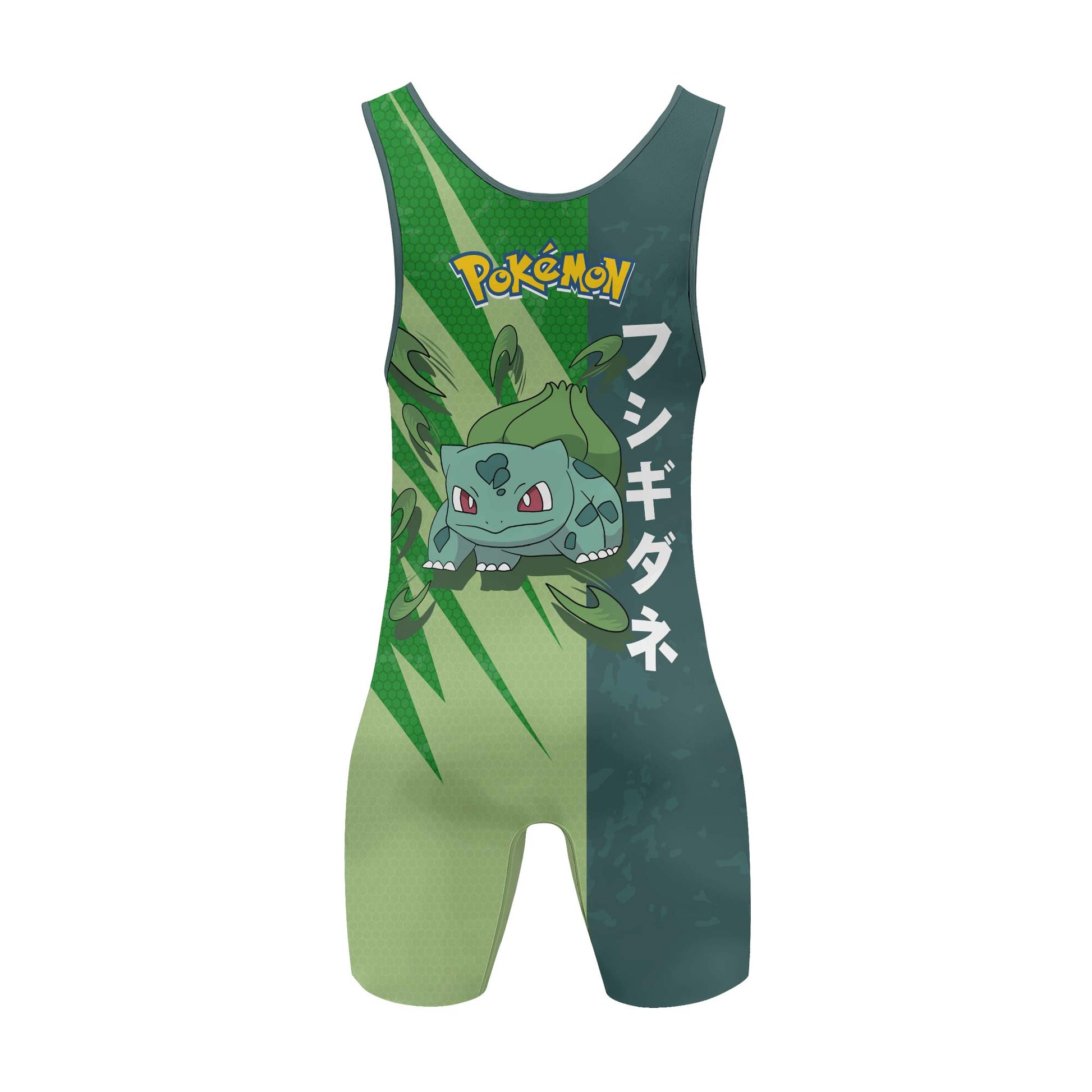 Pokemon Flower Buds Bulbasaur Wrestling Singlet