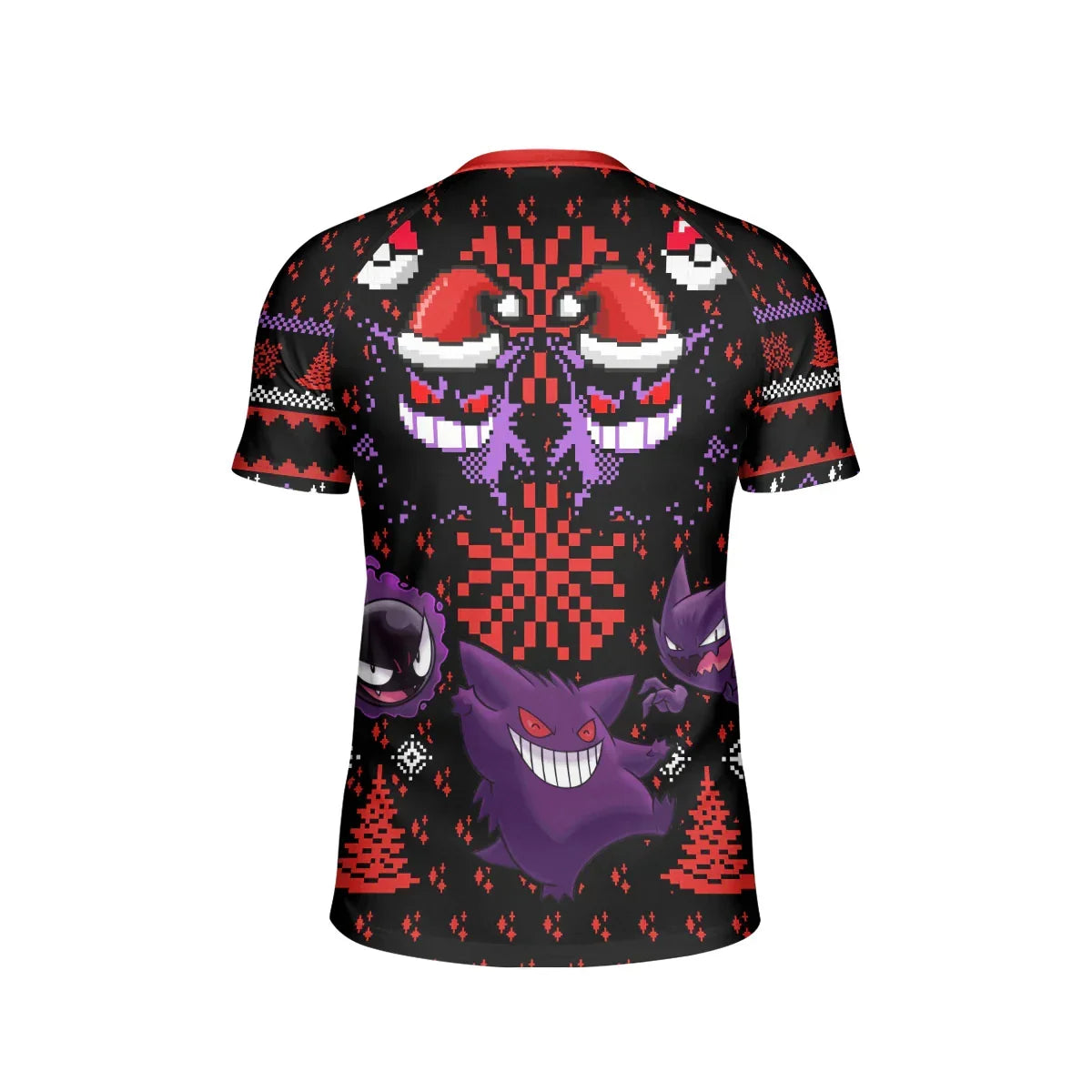 Pokemon Gastly Haunter Gengar Christmas Kids Rash Guard