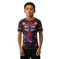 Pokemon Gastly Haunter Gengar Christmas Kids Rash Guard